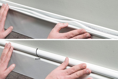  D-Line 1M5025W 50x25mm Trunking, 1-Meter Length, White :  Electronics