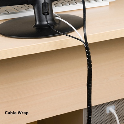  Fellowes Cable Zip, Cable Tidy Tube, Cable Management Sleeve